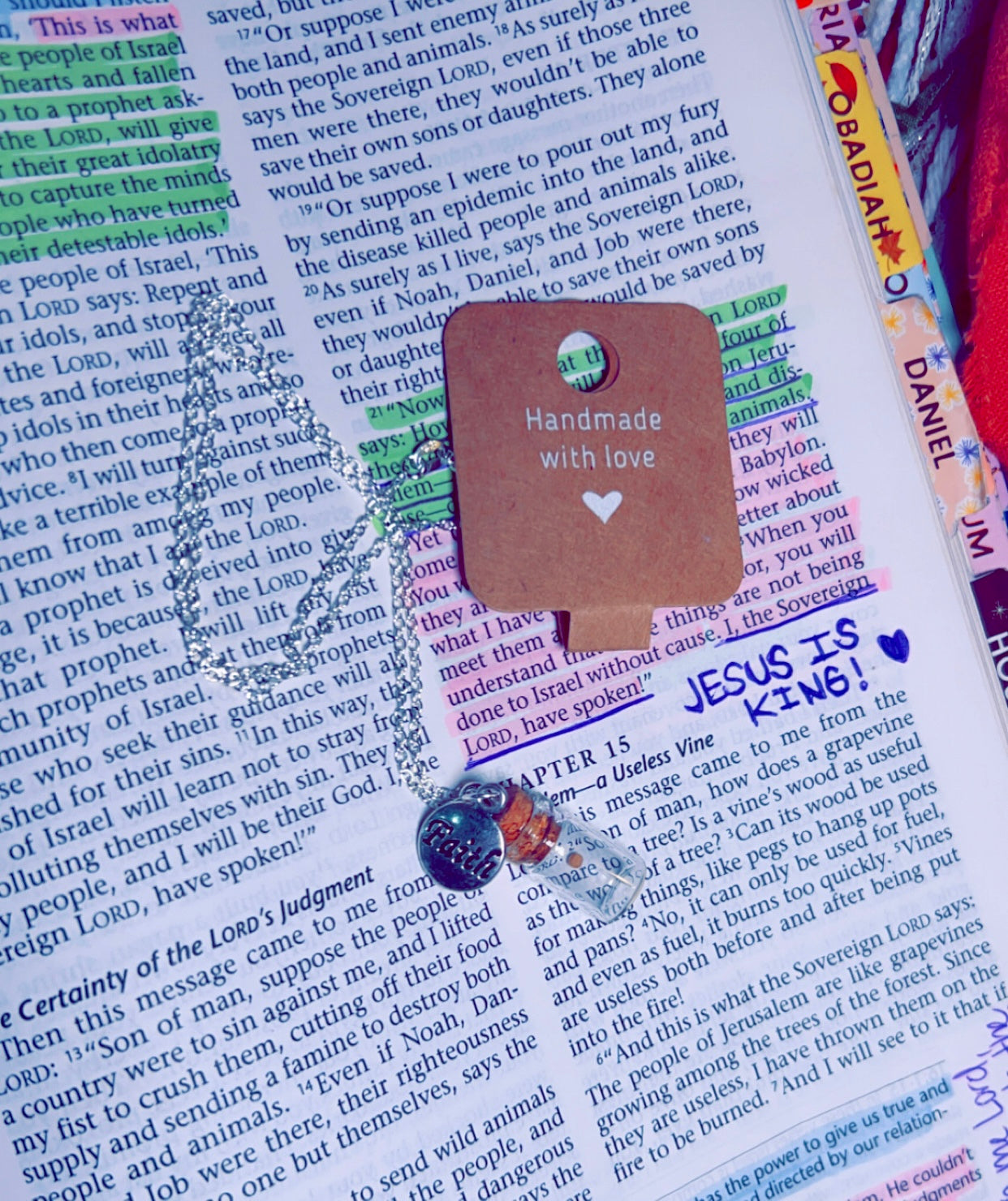 Mustard seed faith necklace
